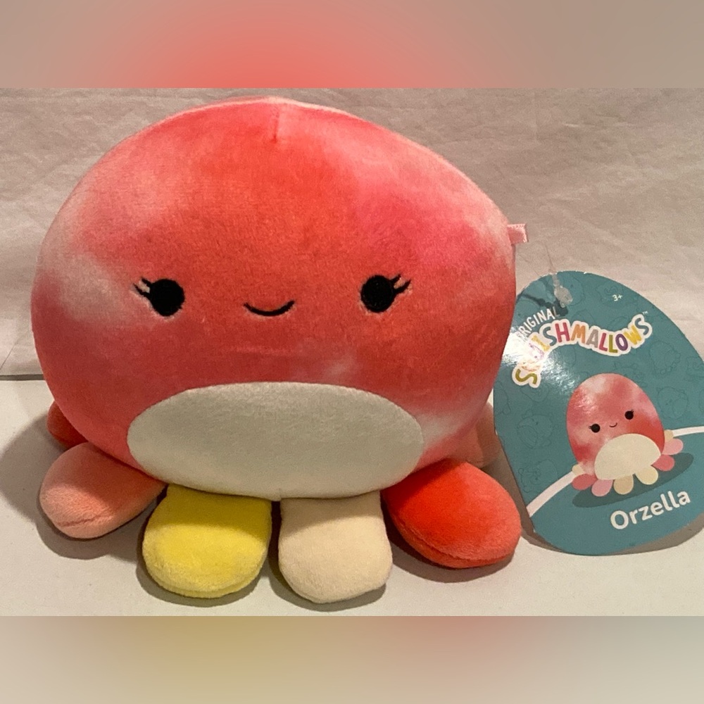 Squishmallows ORZELLA The Octopus 5” Soft Plush Stuffed Toy Jazwares New w/Tags - Picture 3 of 12